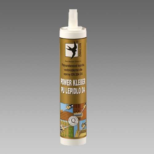 POWER KLEBER (PU lepidlo D4) 300ml - kartuše 310 ml béžová DEN BRAVEN