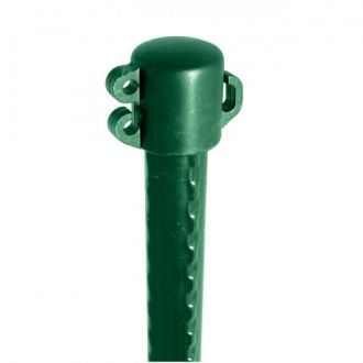 Kovový sloupek k dekoračním pletivům poplastovaný (PVC) - výška 100 cm 