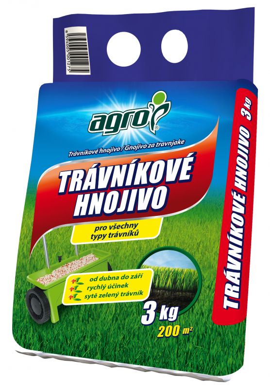 AGRO Trávníkové hnojivo 3 kg