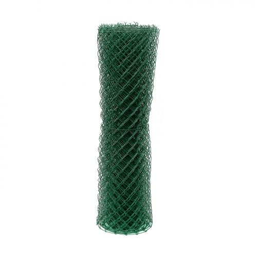 Čtyřhranné pletivo poplastované IDEAL Zn + PVC (s napínacím drátem) - výška 100 cm, zelená, 15 m PILECKÝ