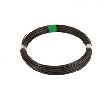 Napínací drát poplastovaný (Zn + PVC) 52m, 2,25/3,40, hnědý (bílý štítek) 