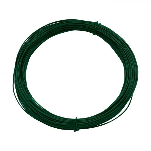Vázací drát 1,4 mm poplastovaný (Zn + PVC), zelený - délka 50m PILECKÝ
