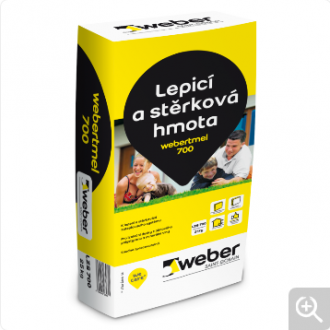 Hmota lepicí a stěrková Webertmel 700 25kg AKCE KVĚTEN