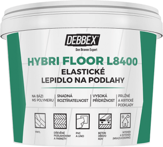 Elastické lepidlo na podlahy HYBRI FLOOR L8400