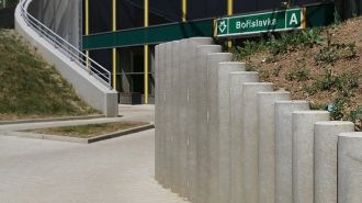 CS BETON Palisáda YVETTE - 100 cm šedá