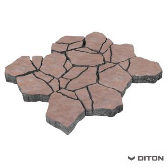 DITON Zámková dlažba STONE 8 cm - ANTRACIT