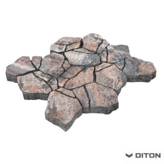 DITON Zámková dlažba STONE 8 cm - BRONZERO