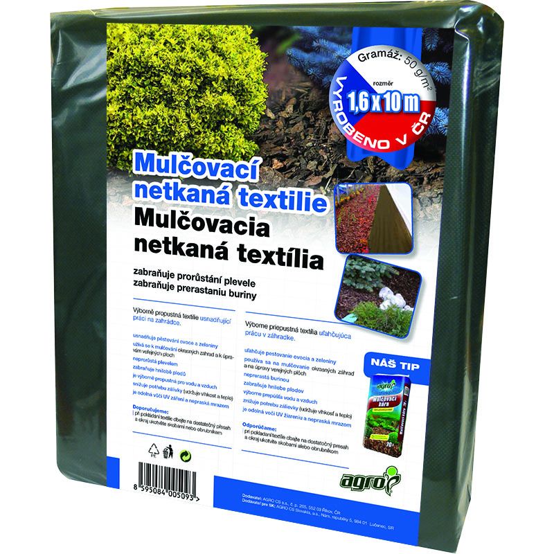 AGRO mulčovací netkaná textilie černá