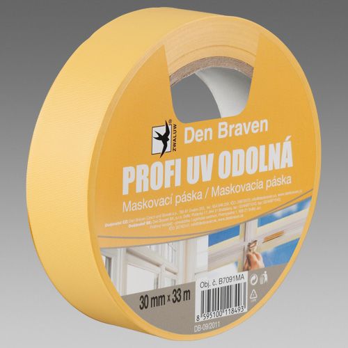 Profi UV odolná maskovací páska 38mm, 33m/role DEN BRAVEN