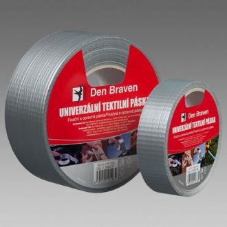 Univerzální textilní páska stříbrná 50 mm x 50 m