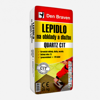 Lepidlo na obklady a dlažbu QUARTZ C1T 25 kg AKCE do vyprodání zásob