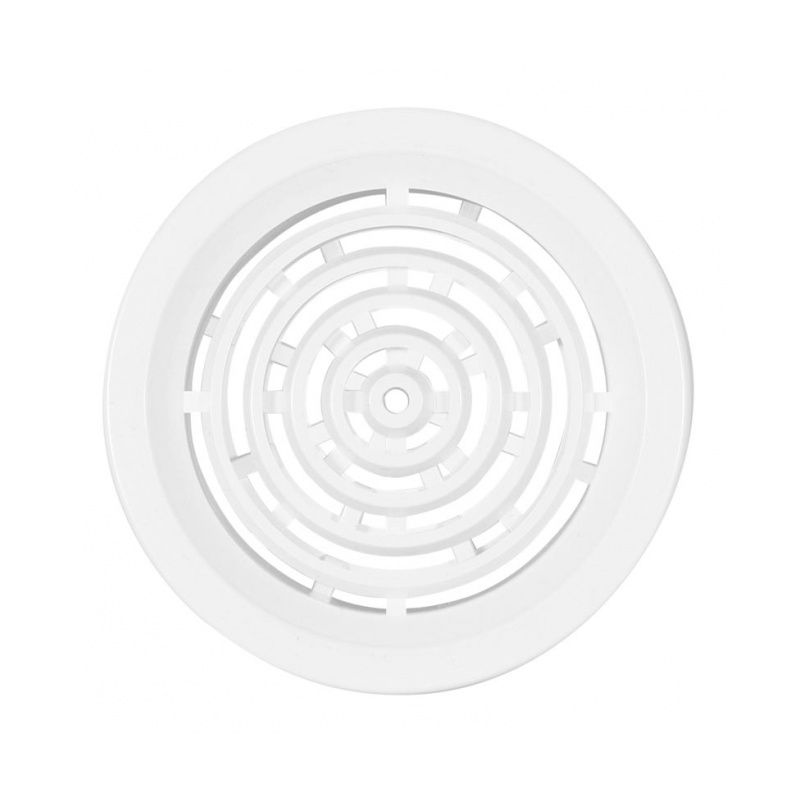 Větrací mřížka kruhová 50 bílá (balení 4ks) HACO