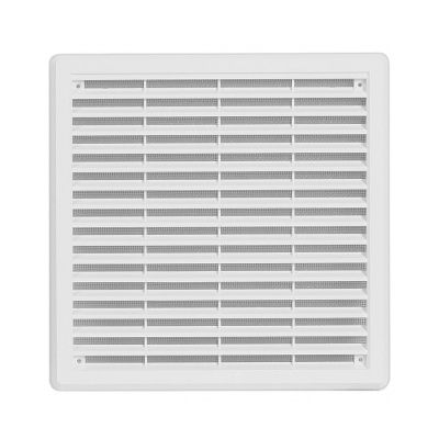 Větrací mřížka se síťovinou krytka 200x200 bílá HACO