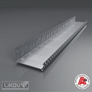 Zakládací profil LO 143 hliníkový tl. 0,7 mm šířka 143 mm / 2m
