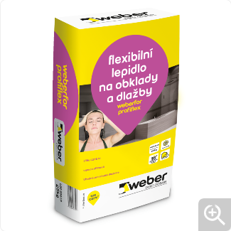 Lepidlo cementové weberfor profiflex LD 25 kg