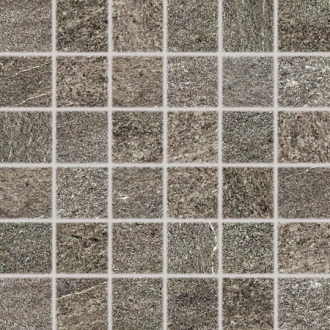 RAKO QUARZIT mozaika 30 x 30 cm, 5 x 5 cm - Quarzit mozaika - set 30x30 cm, 5 x 5 cm, šedá