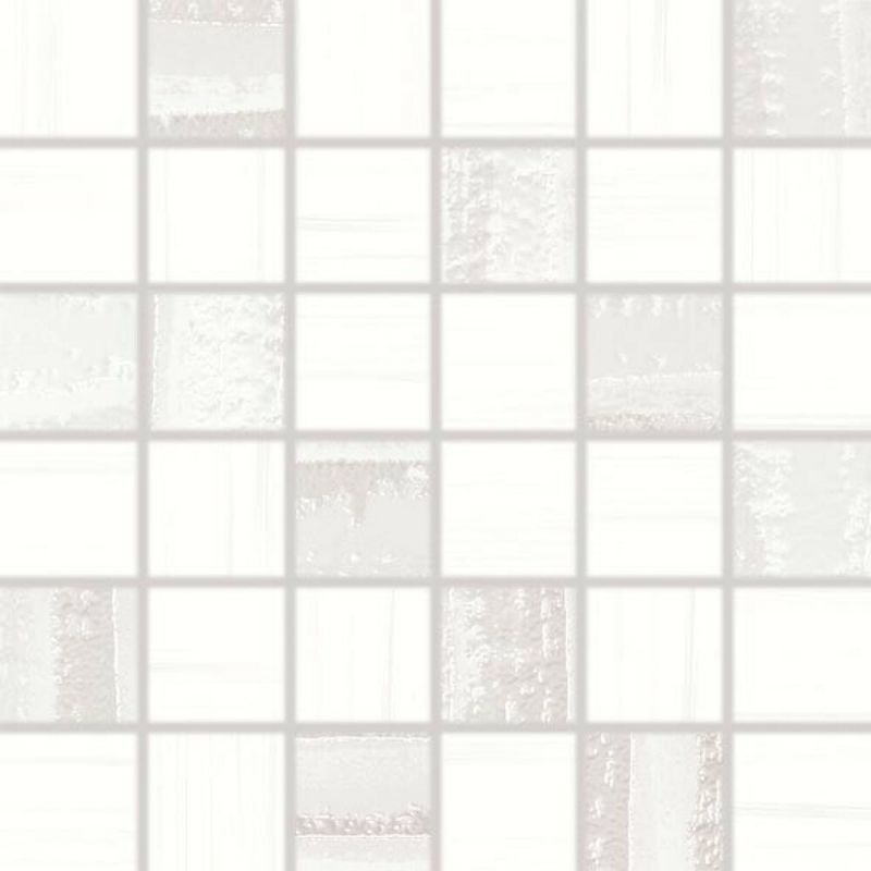 RAKO EASY mozaika - set 30 x 30 cm, 5 x 5 cm, bílá