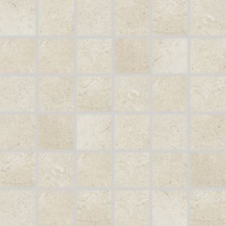 Limestone mozaika, 5 x 5 cm, béžová