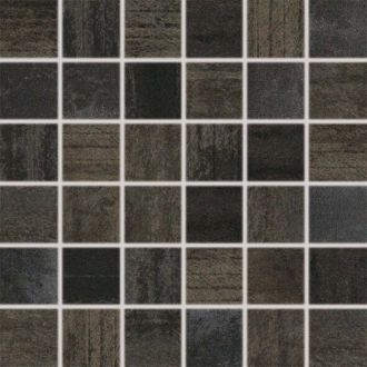 RAKO RUSH mozaika - set 30x30 cm, 5 x 5 cm - Rush mozaika - set 30x30 cm, 5 x 5 cm, tmavě hnědá