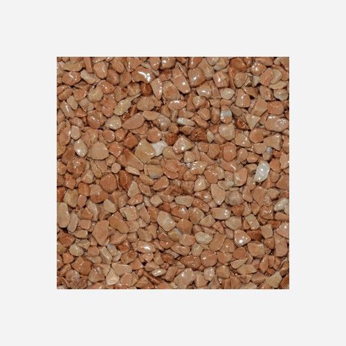 Kamenný koberec Mramorové kamínky cihlově červené DEN BRAVEN