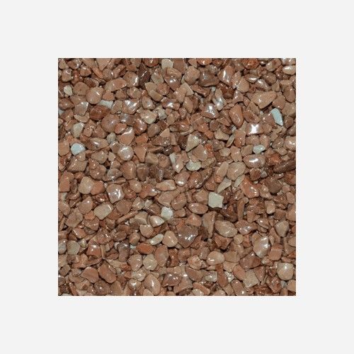 Kamenný koberec Mramorové kamínky hnědé DEN BRAVEN