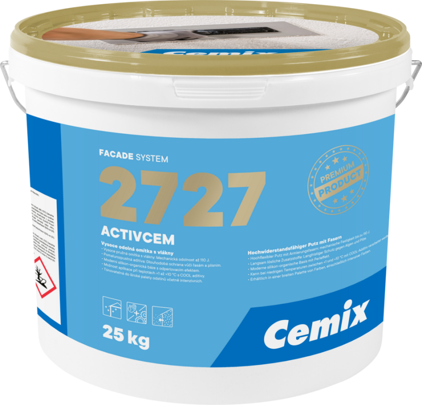 Omítka vysokopevnostní Cemix ActivCem R 3 mm 25 kg 2727