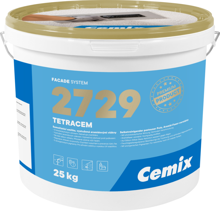 Omítka samočisticí Cemix TetraCem Z 1,5 mm 25kg 2729