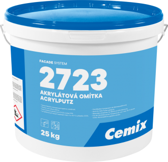 Omítka akrylátová Cemix rýhovaná 1,5 mm  2723