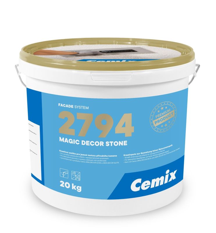 Omítka mozaiková Cemix 2794 Magic Decor Granit white 20 kg