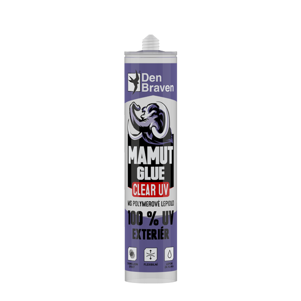 Lepidlo MAMUT GLUE Clear UV DEN BRAVEN