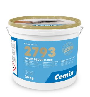 Omítka silikonová Cemix 2793 MAGIC DECOR 0,2 mm bezpř., 25 kg