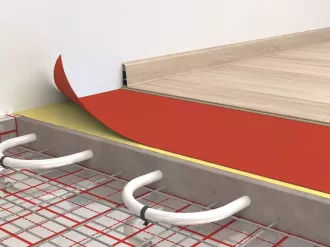 Podložka THERMO XPS červená na podlahové vytápění