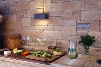 CS BETON Blok NATURBLOK skladba 2 kamenů - stříška rovná sloupková CS BETON Blok NATURBLOK skladba 2 kamenů - stříška rovná sloupková