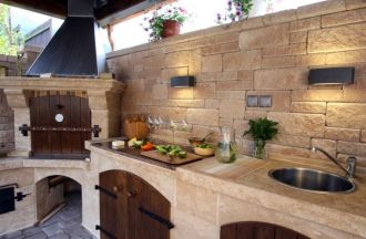 CS BETON Blok NATURBLOK skladba 2 kamenů - stříška rovná sloupková CS BETON Blok NATURBLOK skladba 2 kamenů - stříška rovná sloupková