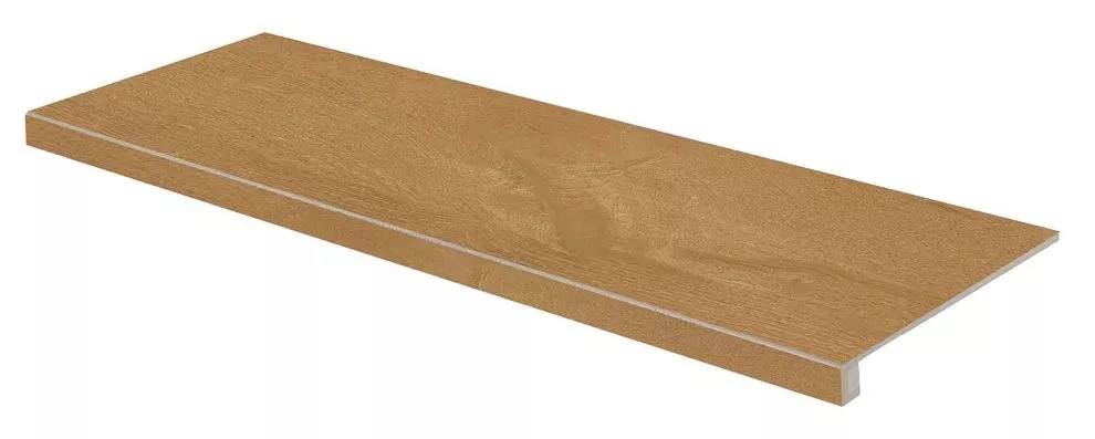 RAKO PLANK schodovka tvarovaná 30x120cm - hnědá