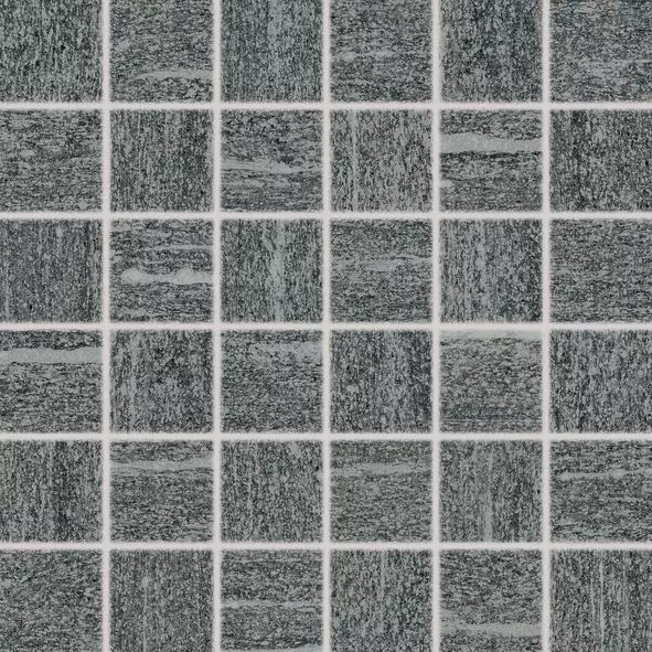 RAKO VALS mozaika 30x30 cm - tmavě šedá