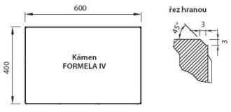 CS BETON Velkoplošná dlažba FORMELA IV. - FORMELA IV 80 mm černá