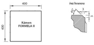 CS BETON Velkoplošná dlažba FORMELA II. - FORMELA 50 mm okr